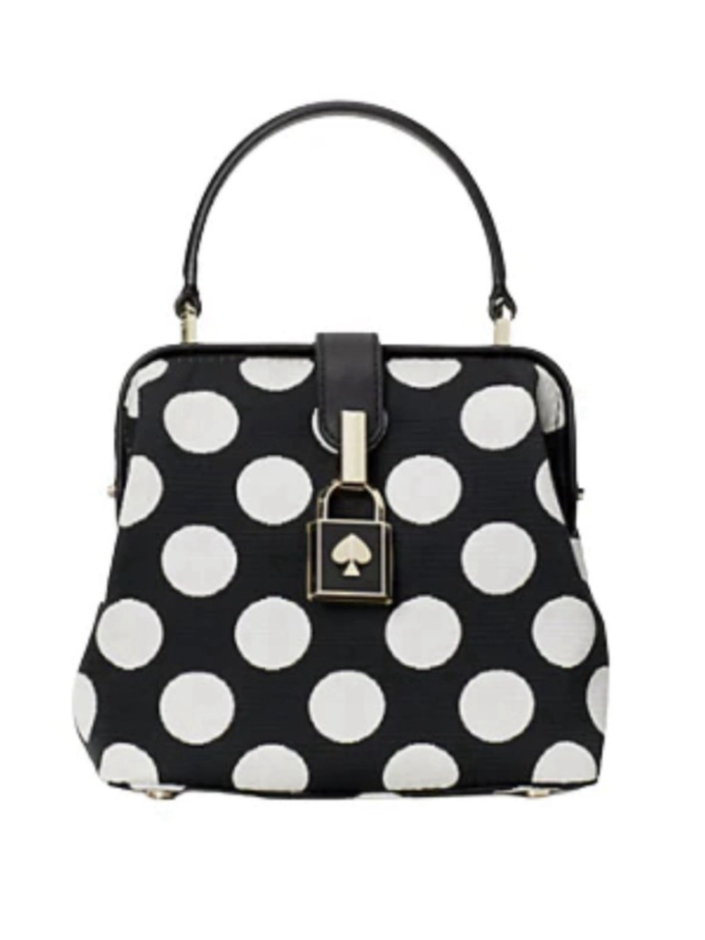 Kate Spade New York Bikini Dot Mini Bag Black White NWOT